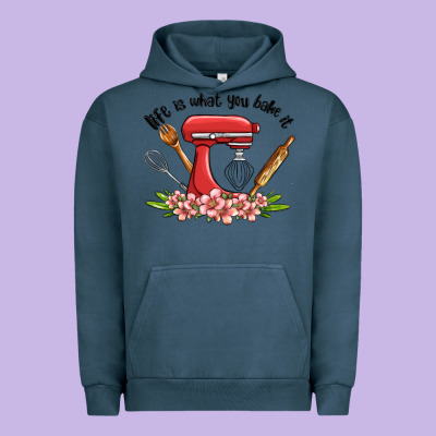 Life Is What You Bake It Urban Hoodie Designed By Maliassmallbusiness
