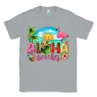 Heather Grey aloha beaches Classic Tee - texasbilliewilder
