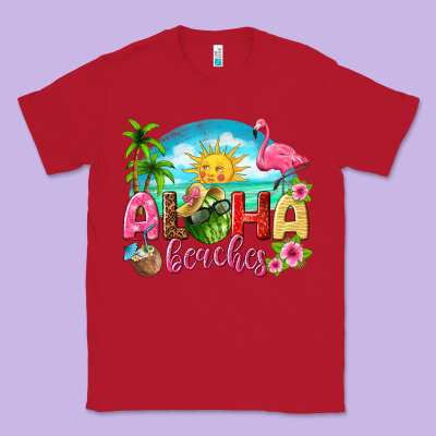 Aloha Beaches Classic Tee Designed By Texasbilliewilder