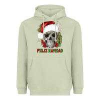 Matcha feliz navidad skull cactus Heavyweight Hoodie - JahusDesignShop