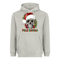 Moon Dust feliz navidad skull cactus Heavyweight Hoodie - JahusDesignShop