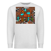 Oatmeal Heather thankful turkey png Premium Sweatshirt - JahusDesignShop