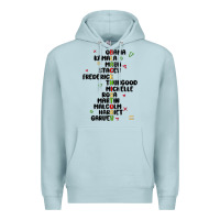 Blue Mist black history Premium Hoodie - MaliasSmallBusiness