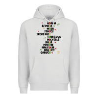 Dove Grey black history Premium Hoodie - MaliasSmallBusiness