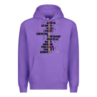 Purple black history Premium Hoodie - MaliasSmallBusiness