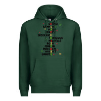 Sports Green black history Premium Hoodie - MaliasSmallBusiness