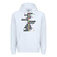 White black history Premium Hoodie - MaliasSmallBusiness