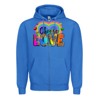 True Royal Choose love Zipper Hoodie - Zillion Design Studio