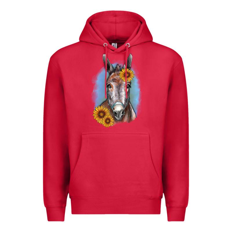 Sunflower Donkey Premium Hoodie by RanaPortraitStore | Teevron