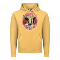 Vintage Mustard v.d lotus and cow Vintage Hoodie - AdoDesignShop