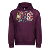 Mauve Wine nurse Urban Hoodie - NancyCooperArtShop