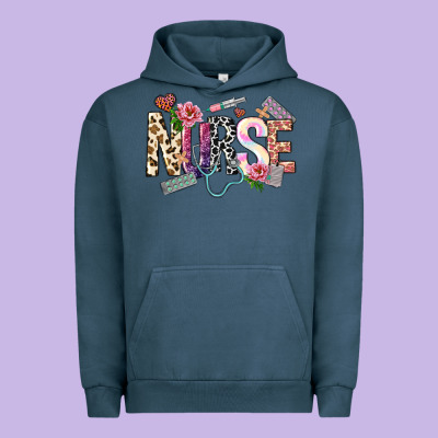 Nurse Urban Hoodie Designed By Nancycooperartshop