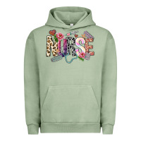 Pigment Oil Green nurse Urban Hoodie - NancyCooperArtShop