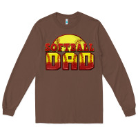 Chestnut softball dad Long Sleeve Tee - Zillion Design Studio