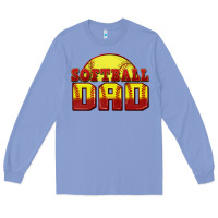 Colony Blue softball dad Long Sleeve Tee - Zillion Design Studio