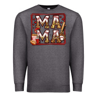 Charcoal Heather baseball mama Premium Sweatshirt - Jasminsmagicworld