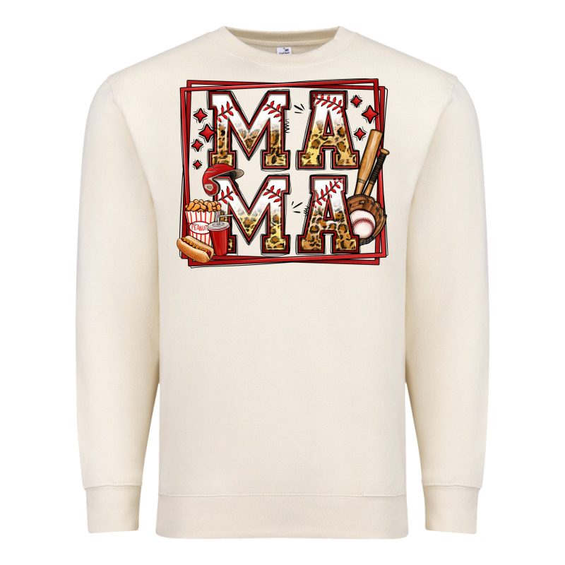 Baseball Mama Premium Sweatshirt by Jasminsmagicworld | Teevron