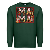 Sports Green baseball mama Premium Sweatshirt - Jasminsmagicworld