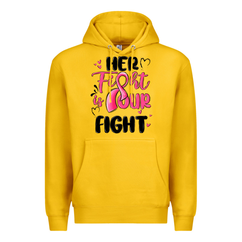 Her Fight Is Our Fight Premium Hoodie by MaliasSmallBusiness | Teevron