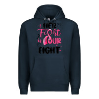 Navy her fight is our fight Premium Hoodie - MaliasSmallBusiness