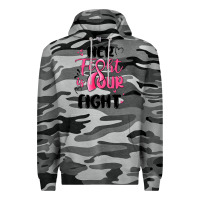 Slate Camo her fight is our fight Premium Hoodie - MaliasSmallBusiness