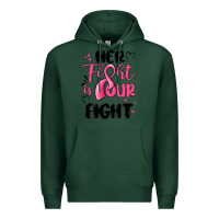 Sports Green her fight is our fight Premium Hoodie - MaliasSmallBusiness