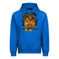 Cobalt life is better by the campfire Urban Hoodie - NancyCooperArtShop