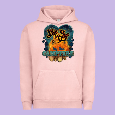 Life Is Better By The Campfire Urban Hoodie Designed By Nancycooperartshop