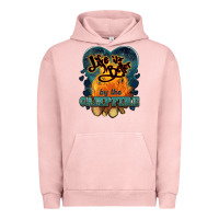 Pigment Salmon life is better by the campfire Urban Hoodie - NancyCooperArtShop