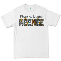 White blessed to be called neenee Premium Tee - CowhideDigitalArt