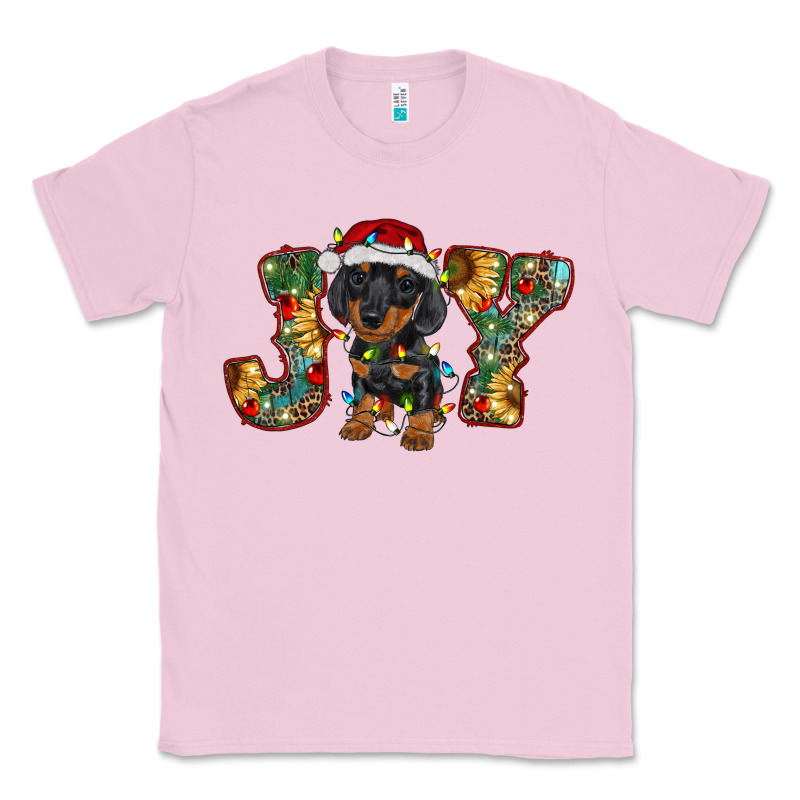 Dachshund Puppy Christmas Joy Classic Tee by RanaPortraitStore | Teevron