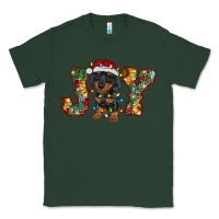 Sports Green dachshund puppy christmas joy Classic Tee - RanaPortraitStore