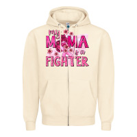 Sandshell My Mama Is a Fighter with Ribbon Zipper Hoodie - texasbilliewilder