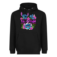 Black preview flower stitch 1st grade Heavyweight Hoodie - AdoDesignShop
