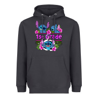 Smoke preview flower stitch 1st grade Heavyweight Hoodie - AdoDesignShop