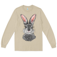 Mushroom Bunny Face Long Sleeve Tee - RanaPortraitStore