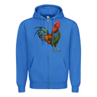 True Royal rooster Zipper Hoodie - RanaPortraitStore