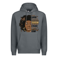 Rock afro woman smart loved powerful Premium Hoodie - MaliasSmallBusiness