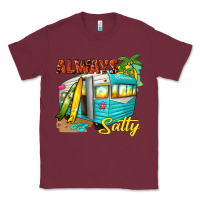 Burgundy always salty with caravan Classic Tee - texasbilliewilder