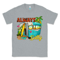 Heather Grey always salty with caravan Classic Tee - texasbilliewilder
