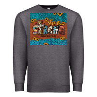 Charcoal Heather she is strong Premium Sweatshirt - JahusDesignShop