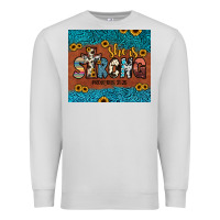 Dove Grey she is strong Premium Sweatshirt - JahusDesignShop