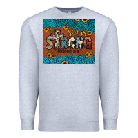 Heather Grey she is strong Premium Sweatshirt - JahusDesignShop