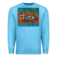 Ocean Blue she is strong Premium Sweatshirt - JahusDesignShop