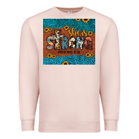 Pale Pink she is strong Premium Sweatshirt - JahusDesignShop