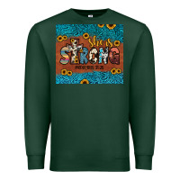 Sports Green she is strong Premium Sweatshirt - JahusDesignShop