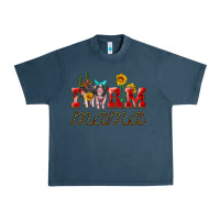 Midnight Navy farm mama with pigs Urban Heavy Tee - Artiststas