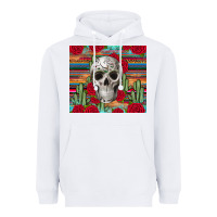White skull cactus Heavyweight Hoodie - JahusDesignShop