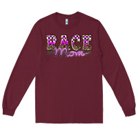 Burgundy race mom Long Sleeve Tee - Zillion Design Studio