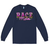 Navy race mom Long Sleeve Tee - Zillion Design Studio